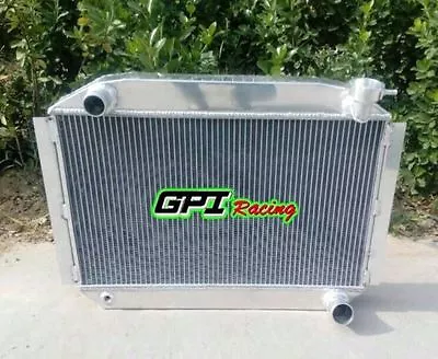 56mm Aluminum Radiator Up To 700hp For Chevy Corvette 350 V8 55-60 High Flow M/t • $175