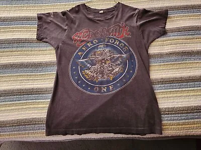 Vintage Aerosmith 1986 Tour Shirt. Get A Piece Of 80's Rock History • $55