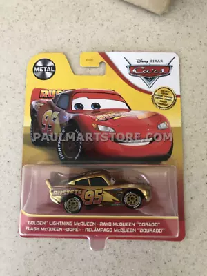 2021 Metal Series Disney Cars GOLD Lightning Mcqueen • $14.99