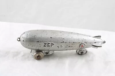 Cast Iron Zeppelin Blimp Vintage 1930's Toy • $95
