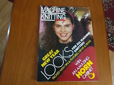 Machine Knitting Monthly Magazine January 1989 • £4.50