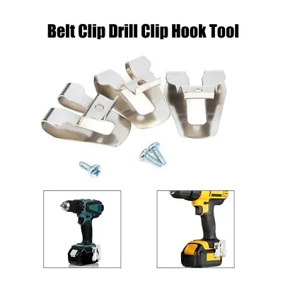 Clip Hook Accessories For Makita 18V Max Tools 13pcs Set With 8mm Cap Studs • £4.56