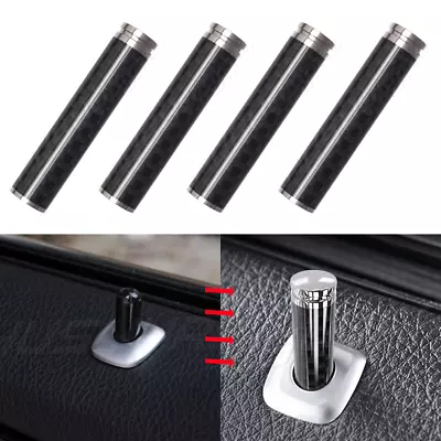 4x Car Door Lock Pin Knob Trim Ring For Mercedes BENZ W205 W204 A C E CLA Class • $27.98