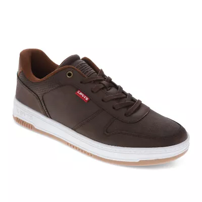 Levi's Mens Drive Lo CBL Synthetic Leather Casual Lace Up Sneaker Shoe • $29.99