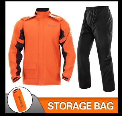 Mens Motorcycle Rain Gear Set By Sulaite Sz 3XL • $115