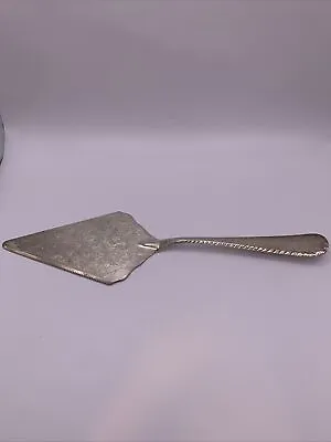 Vintage Antique Silver Plate Pie Knife Wedding Cake Server Ornate Made In Italy • $21.75