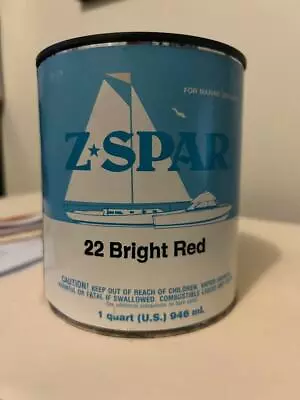 Z Spar Spar Bright Red Marine Enamel No.22 Qt. • $20