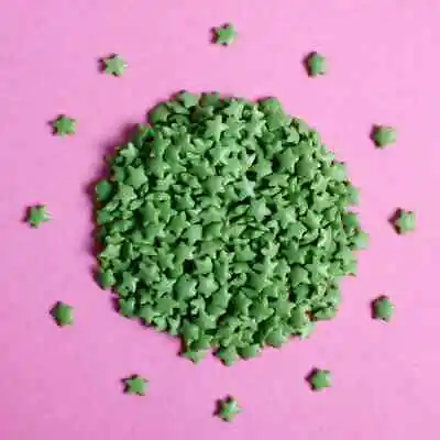 Green Stars Confetti Sprinkles Suitable For Vegans Gluten Dairy Free Mix • £5.99