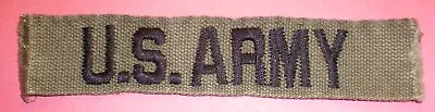 Military Patch Sew On Name Tape Tag Od Green Bdu Uniform Us Army *free Shipping* • $4.86