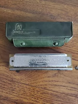 1970's Vintage M.Hohner Super Chromonica 270-C 12 Key Hole Harmonica • $60