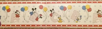 Disney ABC's Alphabet Border For Nursery Minnie Mouse Mickey Mouse Wallpaper • $24.99