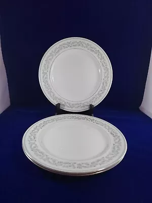 Mikasa Vernon 5279 Fine China Narumi Japan 3 Dinner Plates 10 1/2  Beautiful. • $36