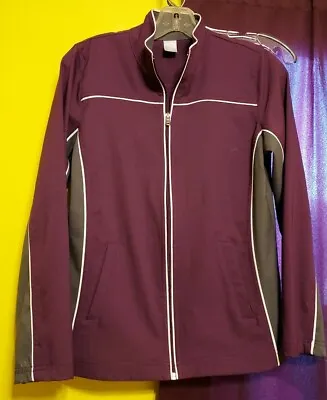 Women's Made For Life Full Zip Jacket Purple Gray White Sz Small • $15.99