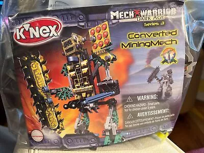 K'nex Mechwarrior Dark Age Series 3 Converted Miningmech Partially Assembled • $12.99