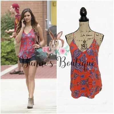 Elena Gilbert Rory Beca Scala Silk Tank Top The Vampire Diaries • £115.70