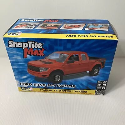 REVELL SNAP TITE 1:25 Scale FORD F-150 SVT RAPTOR MODEL KIT RED New • $25