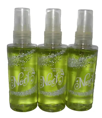 3pc BATH & BODY WORKS Vanilla Bean Noel Body MIST 3pc Spray Travel Size 3 Oz • $29.93