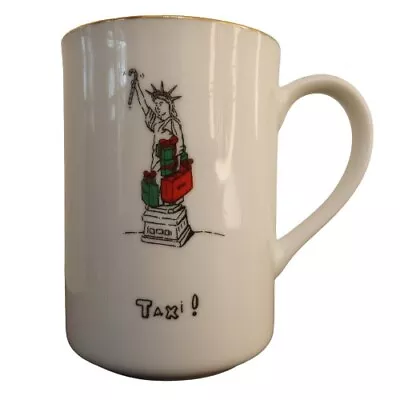 Statue Of Liberty Taxi! Coffee Mug Cup Merry Masterpieces Dayton Hudson 1999 VTG • $4.47