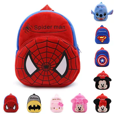 Boys Girls Kids Backpack Toddler Baby Cute Rucksack School Bag Plush Small Anime • £6.35