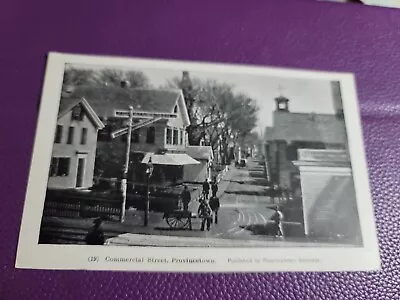 Antique Commercial St Provincetown MA Cape Cod Black & White • $6.50