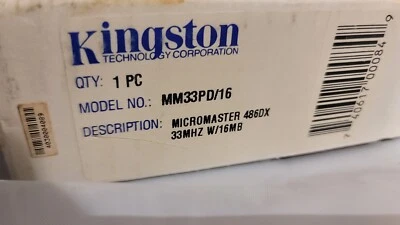 $1000 • Buy Kingston AOX Micromaster 486/33 Microchannel CPU Upgrade Board For IBM PS/2