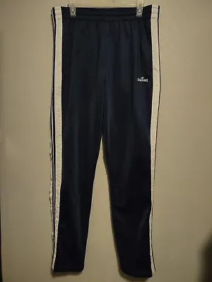 Spalding Mens XL Tearaway Sweatpants Navy Blue White Striped Track Pants • $16.99