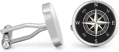 Oakmont Cufflinks Compass Cufflinks Nautical Map Cuff Links • $22.49