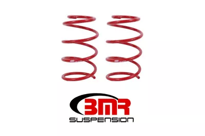 BMR Fit 05-14 S197 Mustang GT Front Drag Version Lowering Springs - Red • $151.48