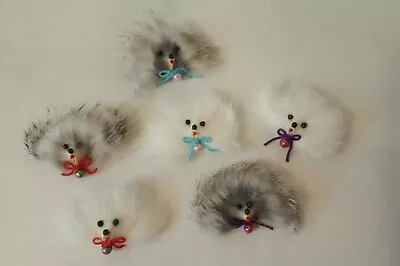 Vintage Furry Pinback Pups Asst 75 Pack So Cute. • $18.25