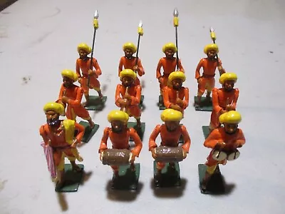 Marlborough Military Models 12 Piece Marching Musicians Figure Set • $240