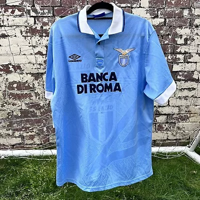 Lazio 1993-95 Home Shirt Classic Original Vintage Football Shirt • £150