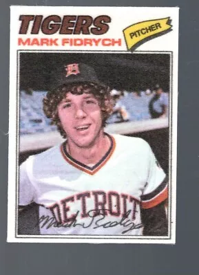 1977 Topps Baseball Patches Cloth Stickers Mark Fidrych #15 Rookie RC • $13