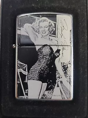 VERY RARE Zippo Star Marilyn Monroe On Anodized Aluminum Emblem 2004 Unstruck • $159.99