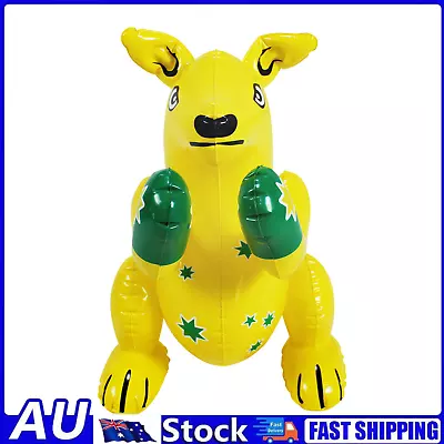  Inflatable Australian Souvenir Supporter Blow Up Inflatable Boxing Kangaroo • $14.55