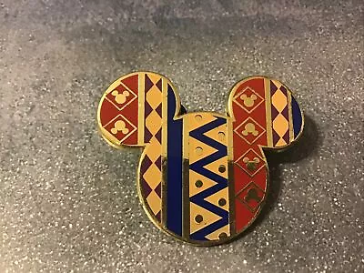 Disney Trading Pins Mickey Icon Pin - African Pattern Lot #S1128 • $10.95