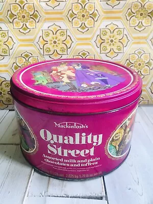 £13 • Buy Vintage Retro Large Tin - Mackintosh's Quality Street Kitchenalia