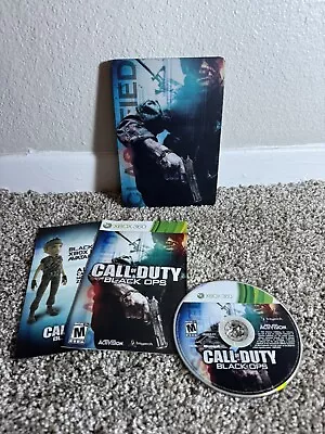 Call Of Duty Black Ops Hardened Xbox 360 CIB Free Shipping Same Day Steelbook • $25.95