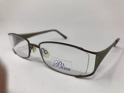Bliss Eyeglass Frame ADP039 Copper/Yellow Full Frame 50-18-130mm Z146 • $24