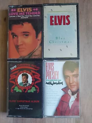 Elvis Presley Cassette 4 Pack..elvis' Christmas Album & Its Christmas Time • $12.50