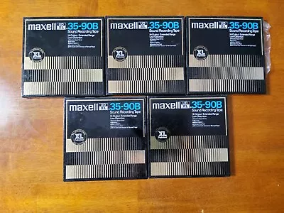 Vintage Maxell Udxl 35-90b Sound Recording Reel To Reel Tape 1/4  X 7  X 1800' • $80