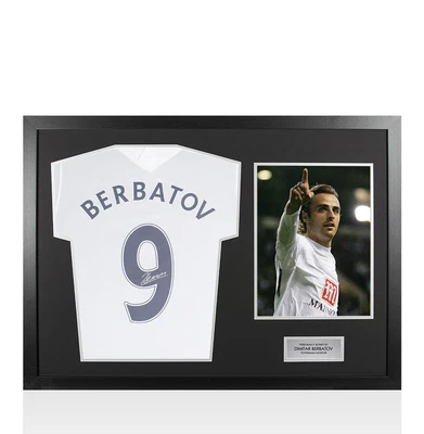 £349.99 • Buy Framed Dimitar Berbatov Signed Tottenham Hotspur Shirt - Home, 2021/2022, Number