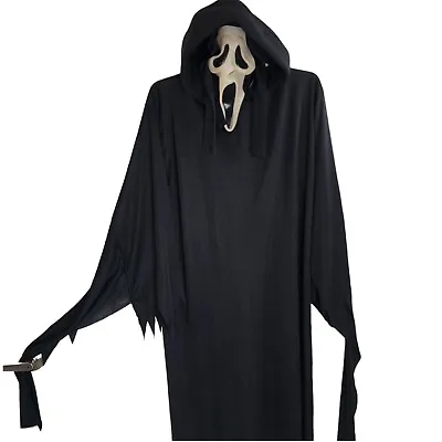 Vtg Easter Unlimited Scream Ghost Mask Halloween Costume Hooded Cosplay One Size • $95.16