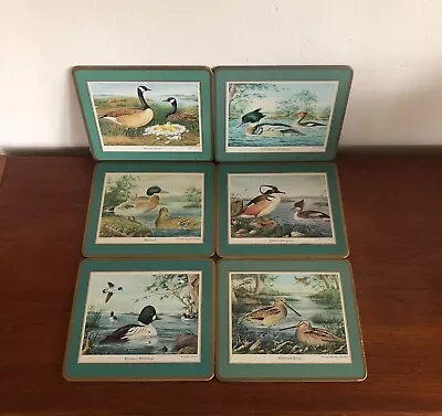 Vintage Six Piece Waterfowl Placemats By Pimpernel Of England Audubon Style Art • $55