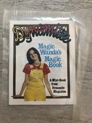$19.99 • Buy Vintage Dynamite Magazine Magic Wanda’s Book SEALED 70’s Post Cereal Premium