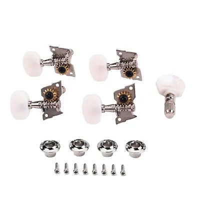 5Pcs Duable Zinc Alloy & PVC Banjo Guitar Machine Head Tuners Tuning Pegs/Key • $24.38