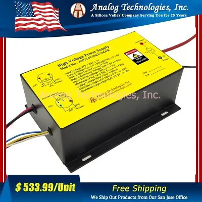 High Voltage Power Supply  24V Input 30KV 1mA Output Linear Regulation Shutdown • $533.99