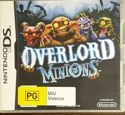 OVERLORD: MINIONS Game For NINTENDO DS Complete With Manual Game Tested Works. • $2.49