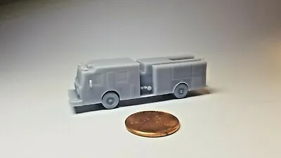 N Scale Fire Truck Pumper Vehicle Equipment 1:160 Railroad Vehicle Unpainted • $9.95