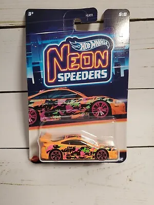 Hot Wheels 2024 HW Neon Speeders 5:8 1995 Mitsubishi Eclipse New - FAST SHIP! • $11.99