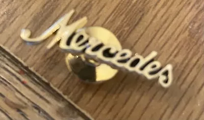 MERCEDES LAPEL PIN TIE TAC HAT PIN NOS Gold Tone Nice! • $2.99